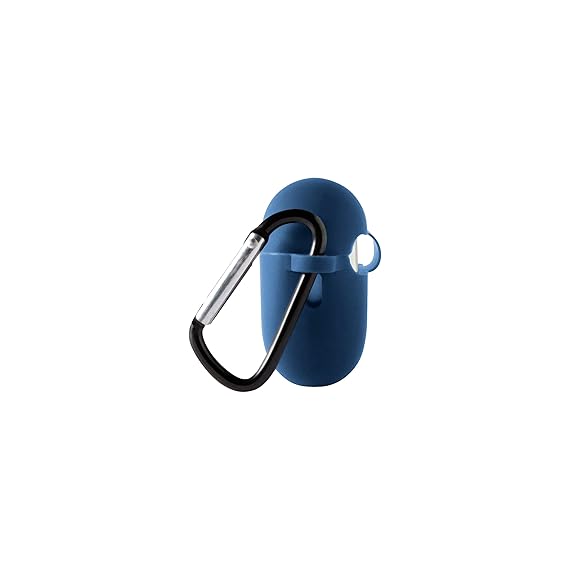 AirPods Pro 2nd Generation, Soft Silicone Pouch with Hook, (Blue)(Cover Only)