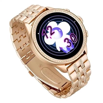 Generation 9 Smart Watch with 2 Beautiful Straps (Gold and Pink)