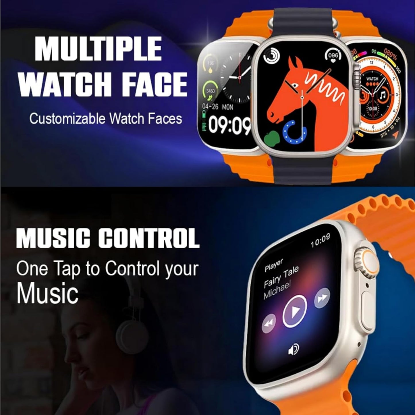 T 10 ultra Watch Bluetooth calling, Smart Watch