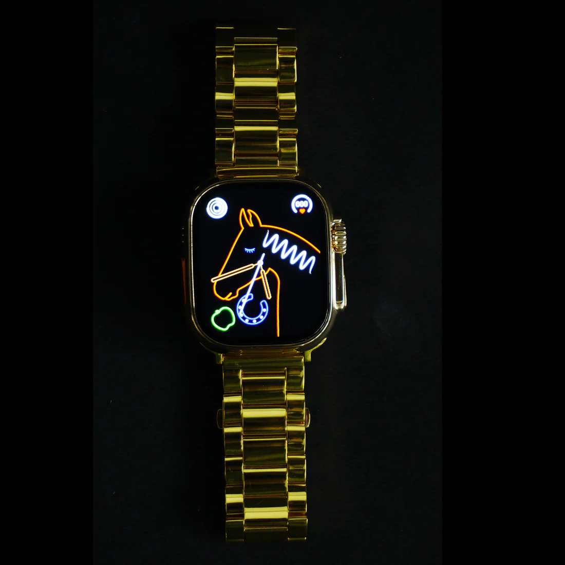 Watch Ultra 8 Gold Edition ( with 2 straps )